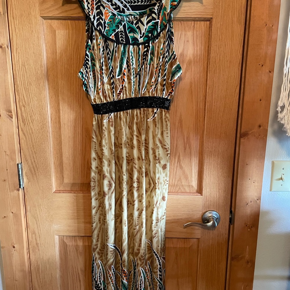 NWOT SUPER SOFT Elegant Multicolor Maxi Dress